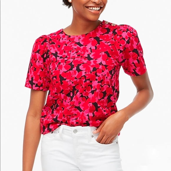 J. Crew Factory Tops - NWT J. Crew puff sleeve top